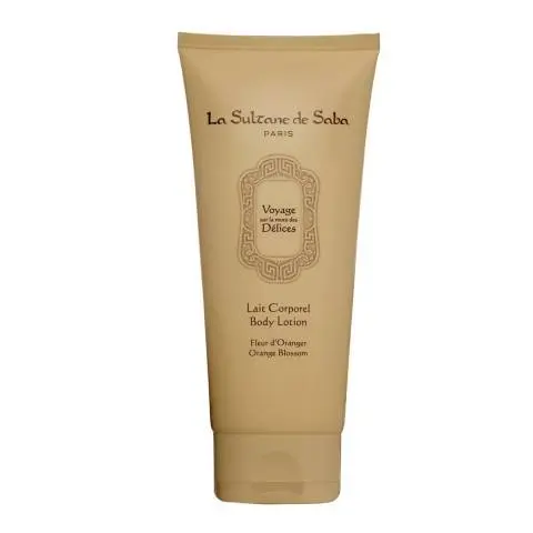 Sultane de Saba - LAIT CORPOREL VOYAGE SUR LA ROUTE DES DELICES - FLEUR D'ORANGER TUBE 200 ML
