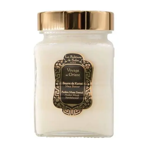 Sultane de Saba - BEURRE DE KARITE VOYAGE EN ORIENT - AMBRE MUSC SANTAL POT 300 G