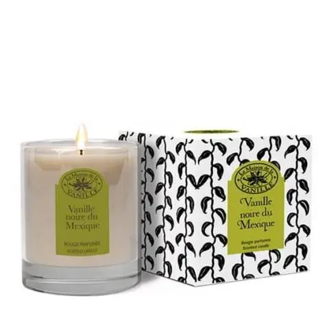 La Maison de la Vanille - Vanille Noire du Mexique - Bougie Parfumée 180 g