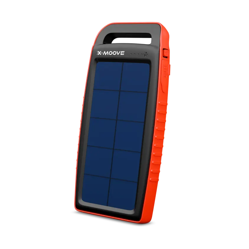 Pocket - Batterie externe solaire avec lampe torche - 10 000 mAh