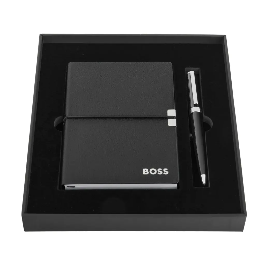 Parure HUGO BOSS (stylo bille & carnet A6)