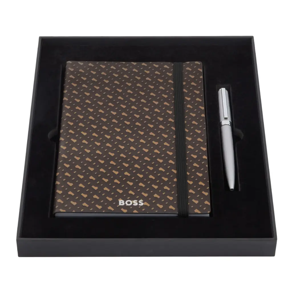 Parure HUGO BOSS (stylo bille & carnet A5)