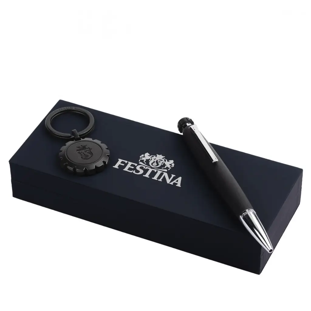 Parure Festina (stylo bille & porte-clefs)