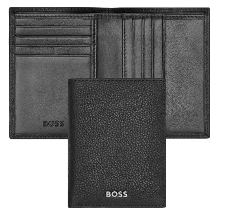 Porte-cartes Double Classic Grained