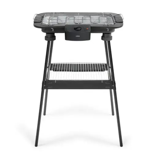 [DOM506] Barbecue électrique sur pieds 2 en 1