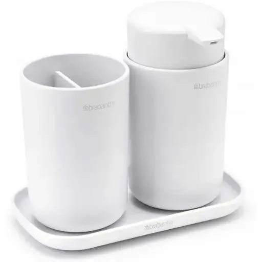 [280382] Ensemble accessoires salle de bains ReNew, kit de 3 - White