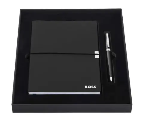 [HPBH124A] Parure HUGO BOSS (stylo bille & carnet A5)