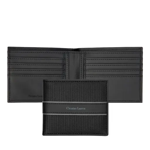 [LEW419A] Portefeuille-cartes Caprio Black